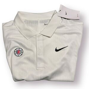 Nike Mens Dri-Fit Clippers‎ NBA Polo Size Small Activewear Los Angeles Clippers